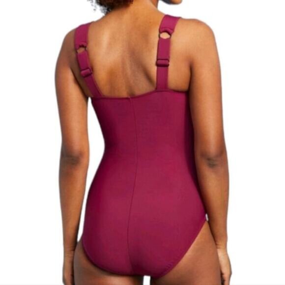 Women's Asymmetrical Shoulder One Piece Swimsuit | Aqua Green | Small - Picture 13 of 13